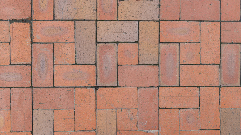 red brick tiles