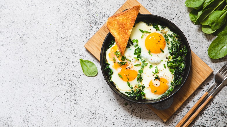 fried egg ingredients