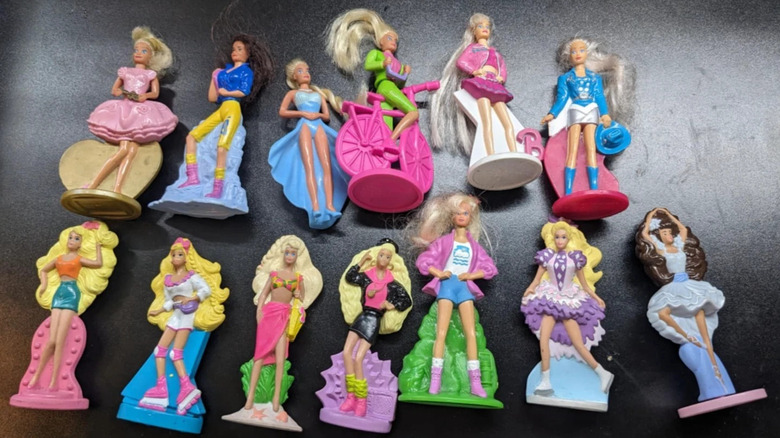 Barbie Happy Meal toys from the early 1990s