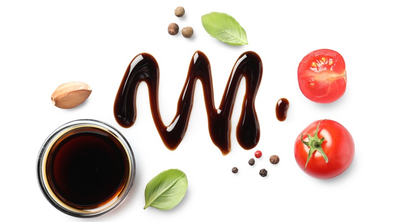 Balsamic vinegar in a bowl