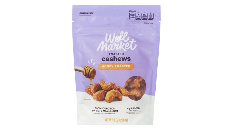 Bag of Well Market Honey Roasted Cashews