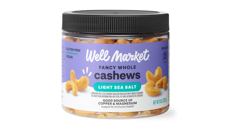 Bag of Well Market Lightly Salted Whole Cashews