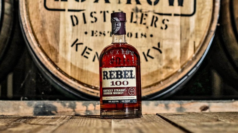 bottle of rebel yell 100