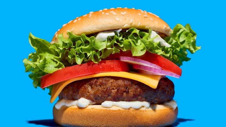 A cheeseburger