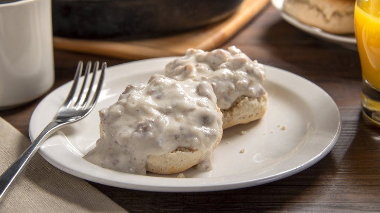 Biscuits and gravy
