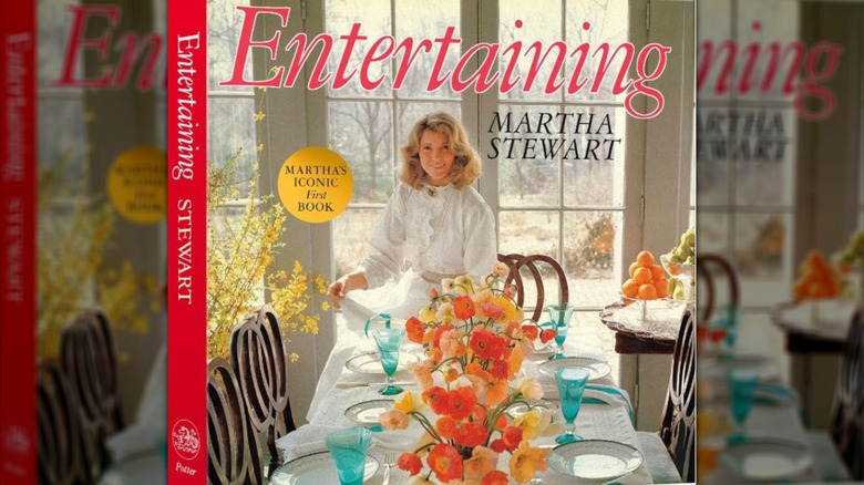 The cover of Entertaining by Martha Stewart.