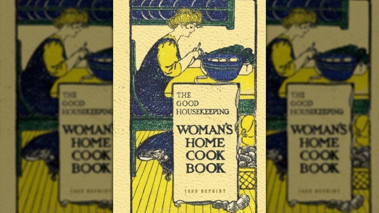 The cover of Woman's Home Cook Book from 1909.