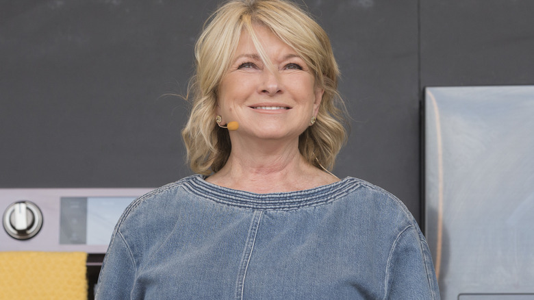 Martha Stewart in kitchen