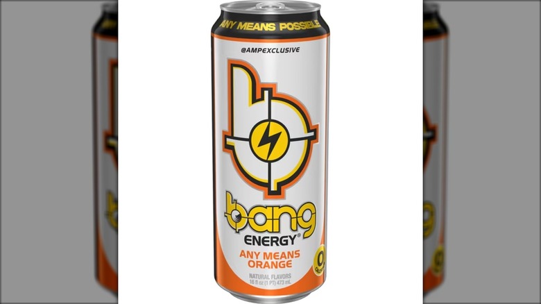 A single can of Bang Energy Any Means Orange