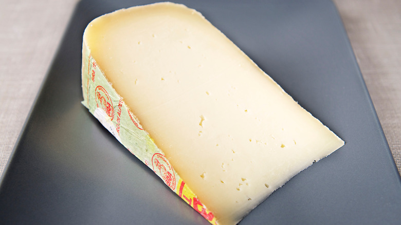 Slice of Bra tenero cheese