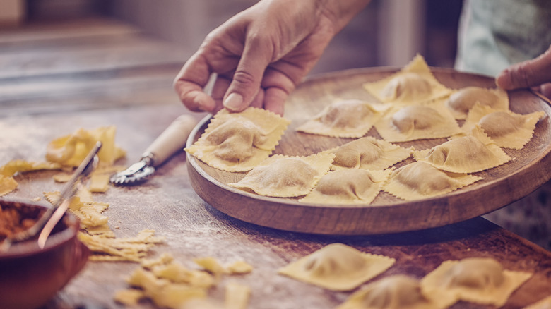 fresh ravioli pasta