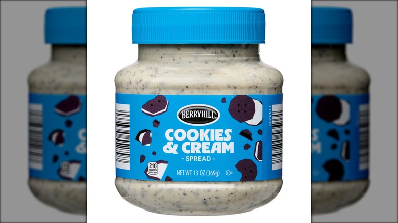 Berryhill Cookies and Cream spread from Aldi