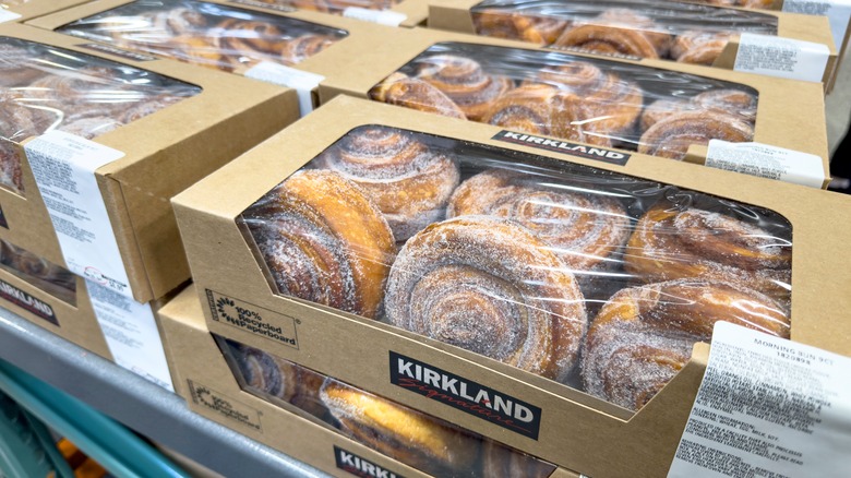 Costco Morning Buns on display