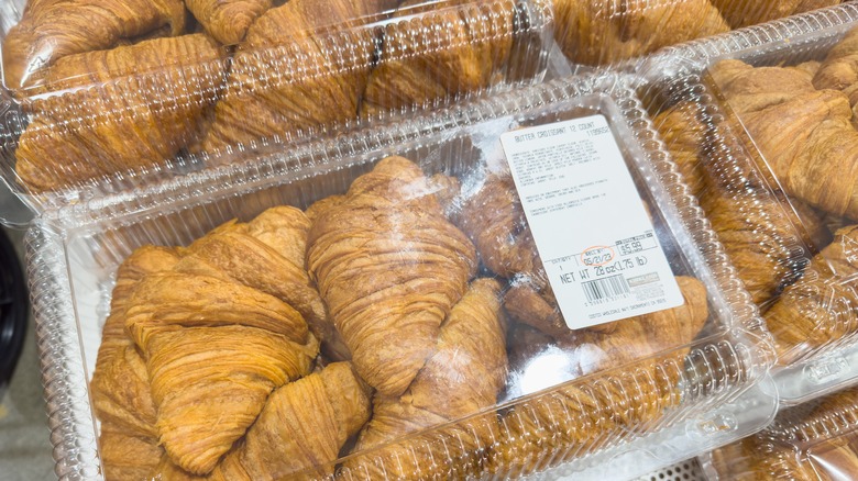 Kirkland Signature Butter Croissants on display