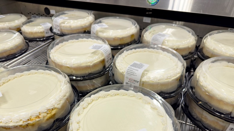 Kirkland Signature Cheesecake on display
