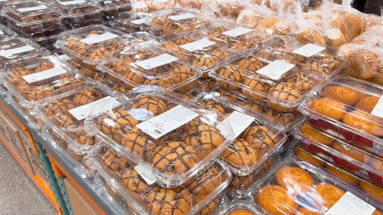 Kirkland Signature Muffins on display