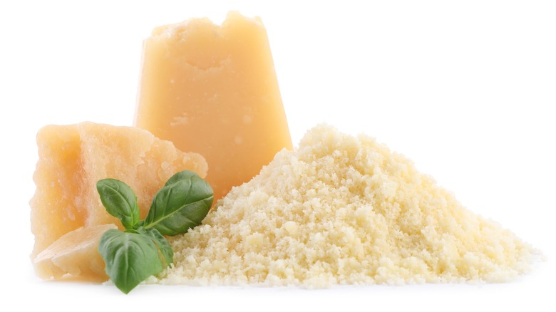 Freshly grated parmesan cheese
