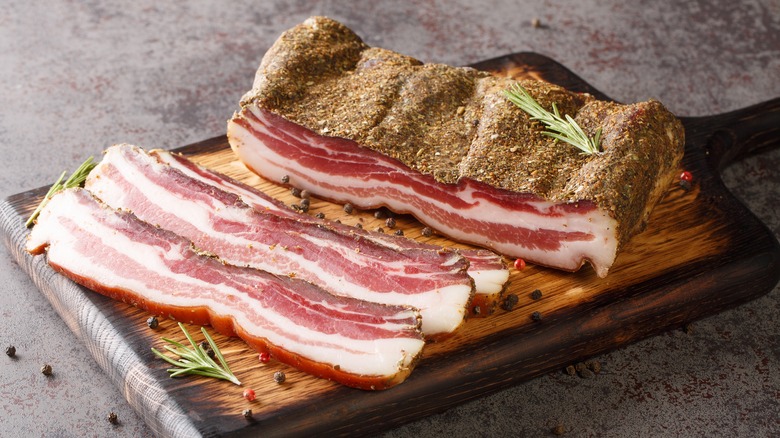 pancetta on board