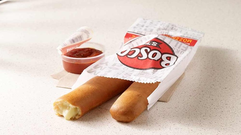 Bosco breadsticks with marinara sauce
