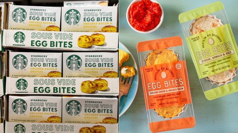 Comparing Starbucks and Trader Joe's egg bites
