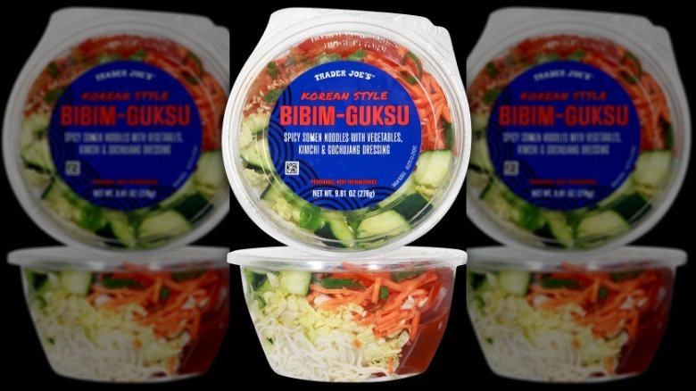 A stacked package of Korean-Style Bibim-Guksu