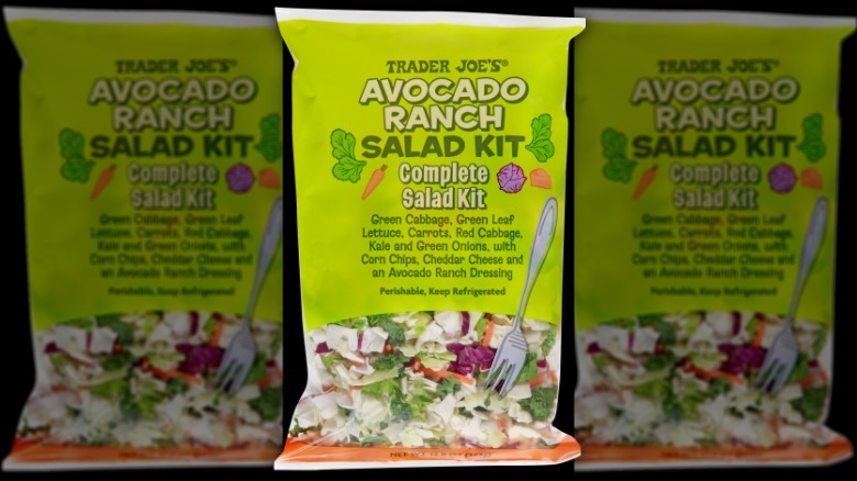 A bag of Avocado Ranch Salad from Trader Joe's