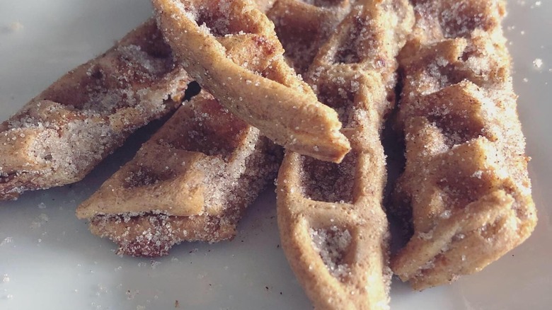 Waffle churros