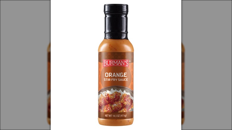 Burman's Orange Stir Fry Sauce from Aldi.