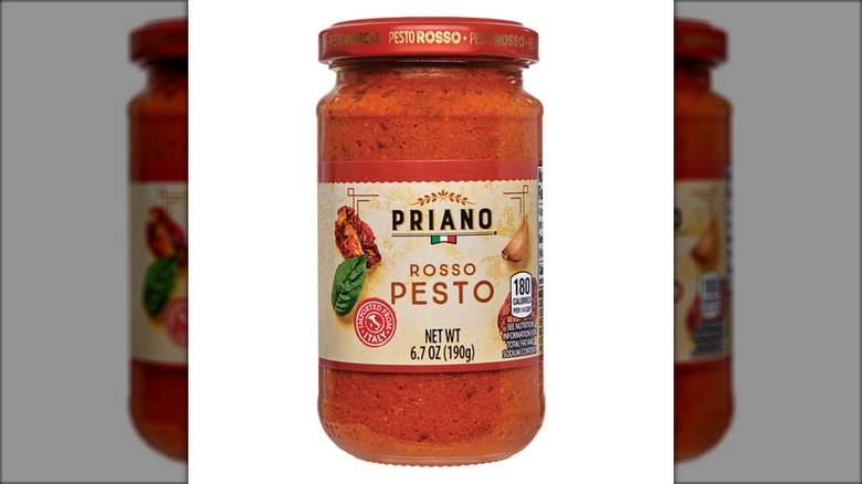 Priano Rosso Pesto Sauce from Aldi.