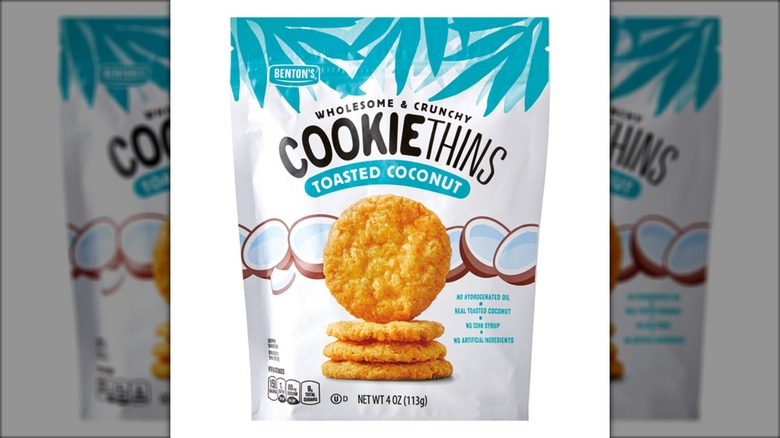 Benton's Coconut Cookie Thins from Aldi.