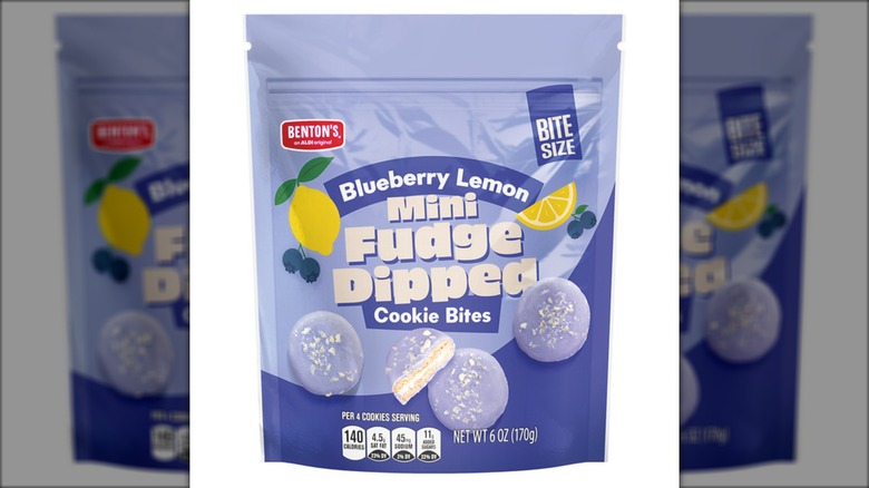 Benton's Blueberry Lemon Mini Dipped Sandwich Cremes from Aldi.