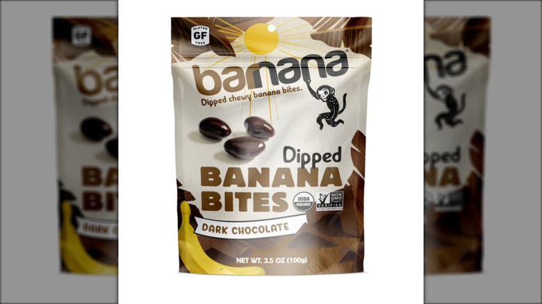 Barnana Dark Chocolate Dipped Banana Bites from Aldi.