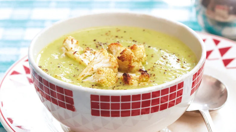 Cauliflower and Arugula Soup