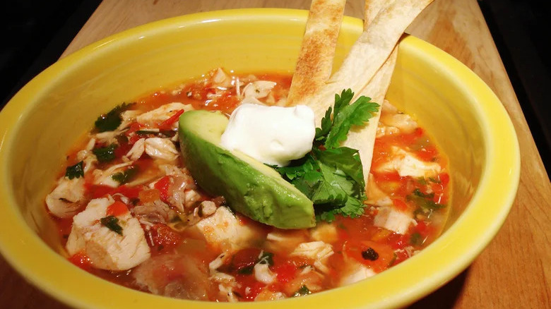 Simple Chicken Tortilla Soup