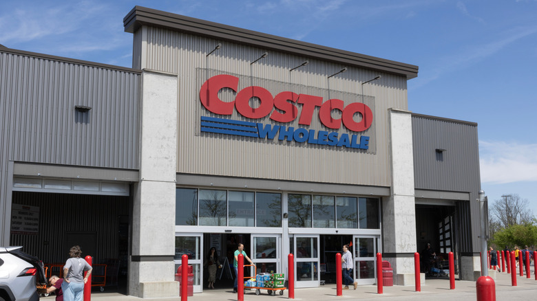 Costco warehouse storefront