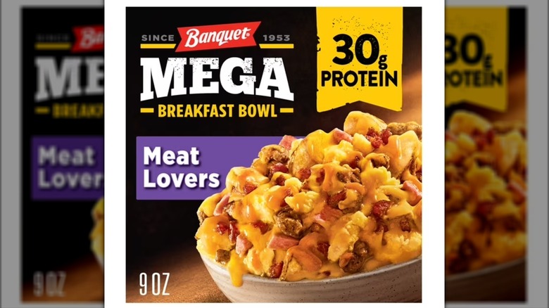A Banquet Meat Lovers MEGA Breakfast Bowl