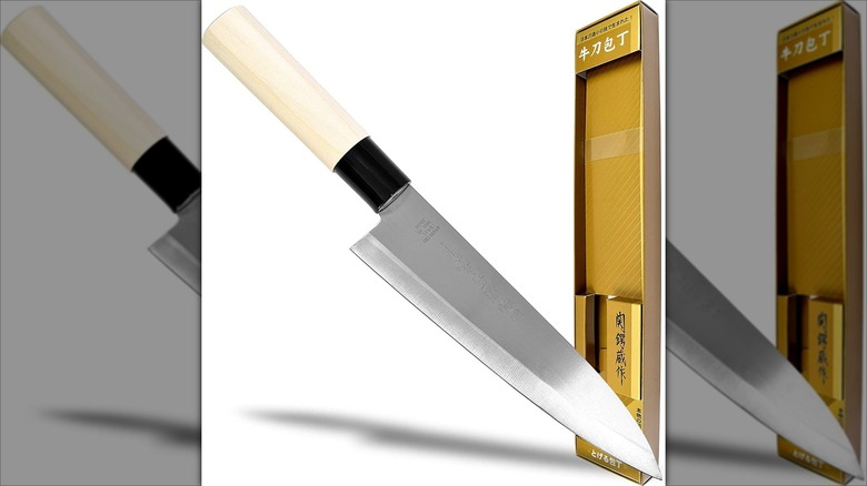 JapanBargain 1552, Japanese Gyutou Chef Knife, Stainless Steel Beef Knife with Wooden Handle