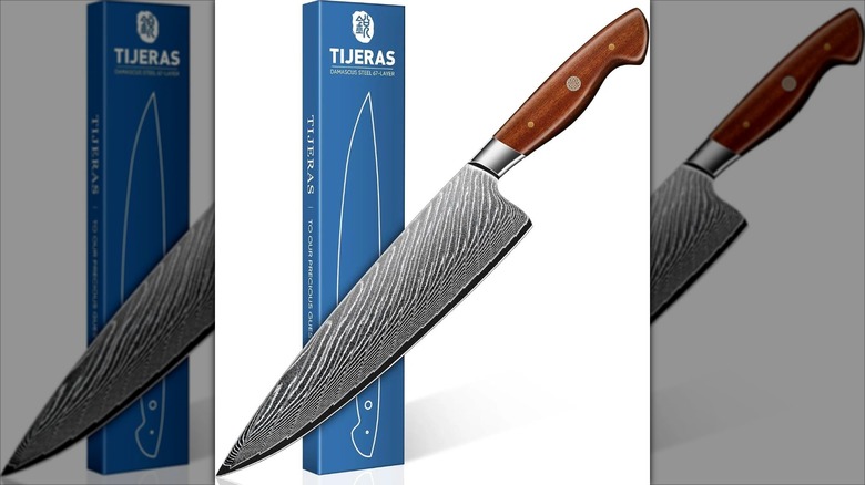 Tijeras Damascus Chef Knife 9"