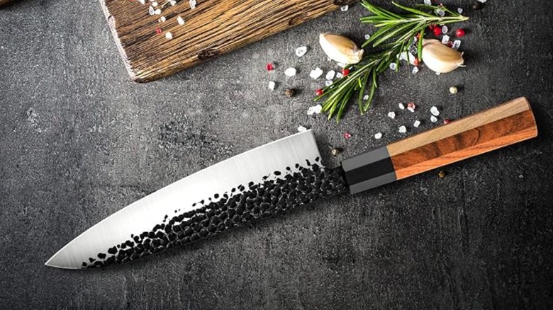 RASSE Japanese Gyuto Chef Knife - 8 Inch with Rosewood Handle.