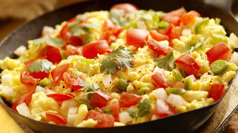 salsa and eggs