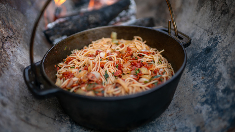 Cast-iron Dutch oven