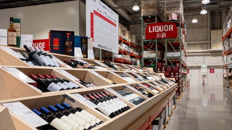 Costco liquor section