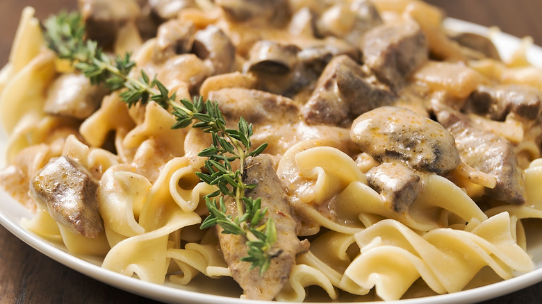beef stroganoff