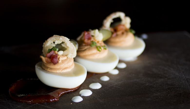 BBQ Deviled Eggs