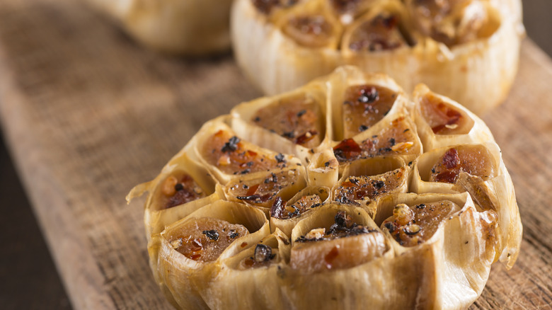 roasted garlic