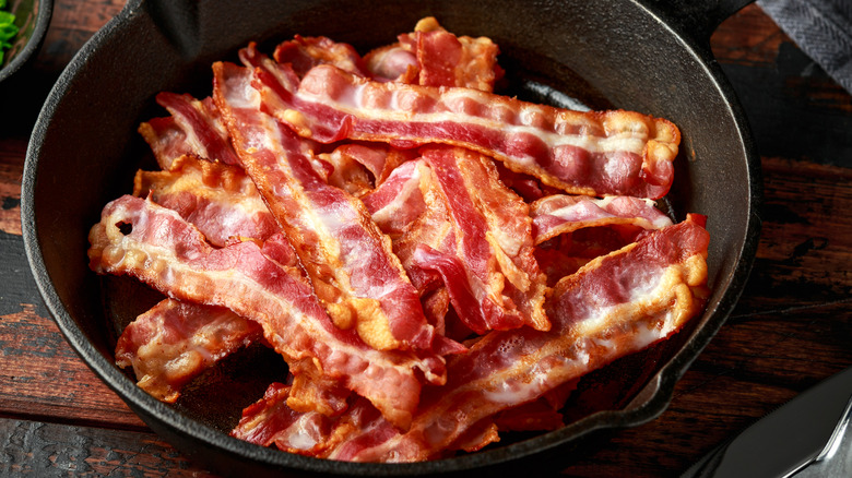 crumbled bacon