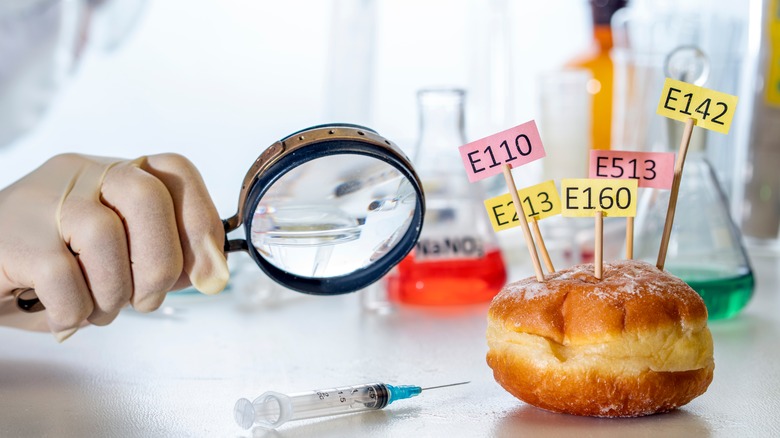 doughnut with preservatives