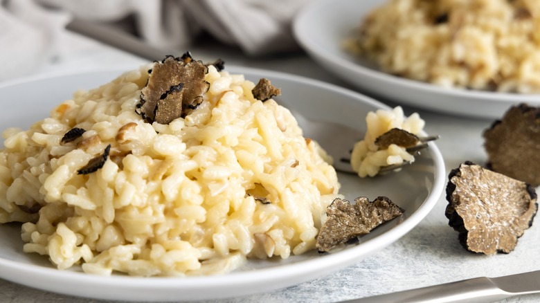 mushroom risotto