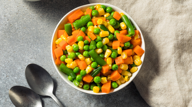 Bowl of mixed veggies