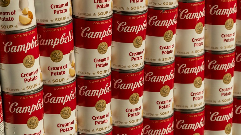 Canned cream of potato soup